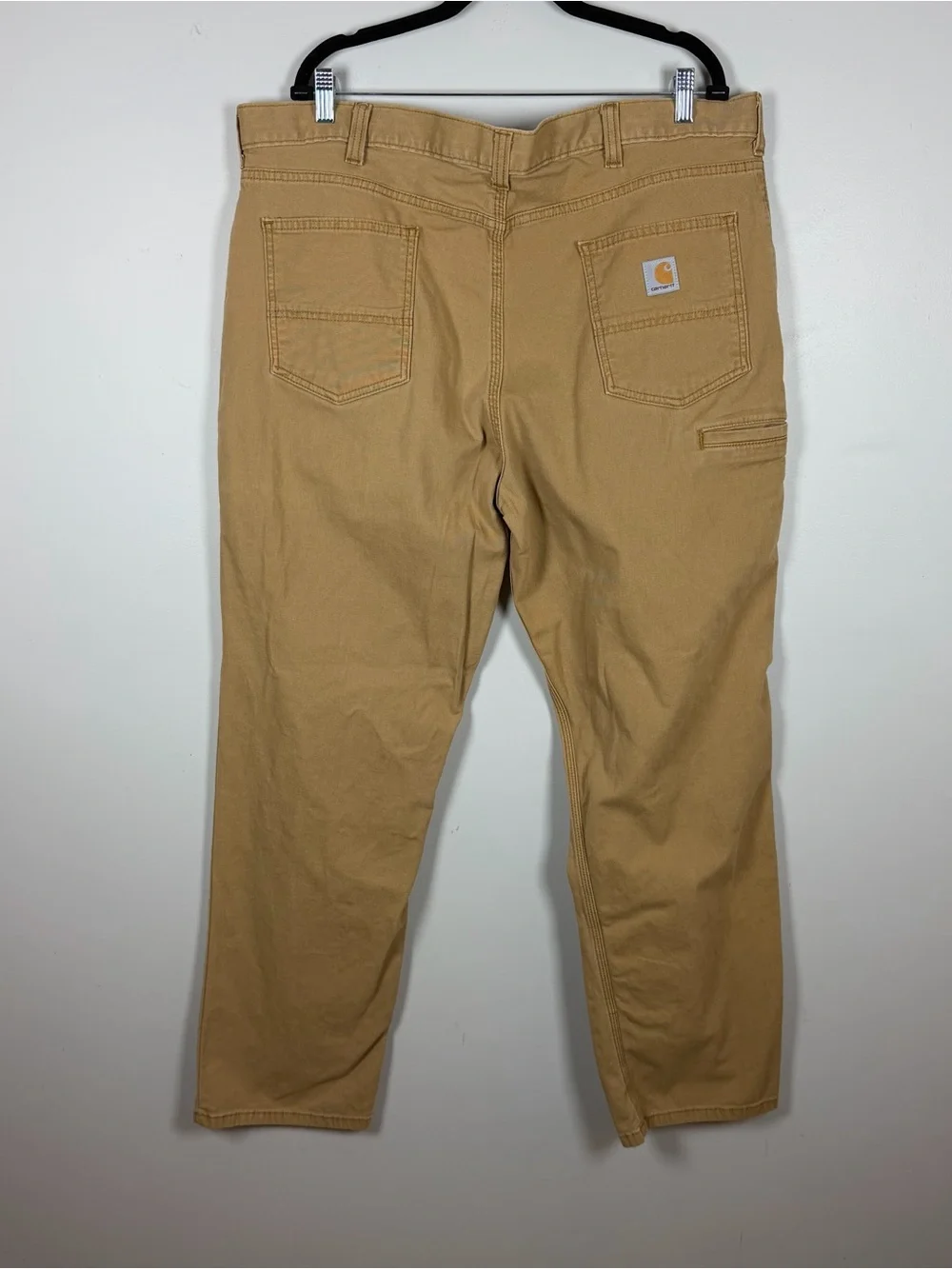 Carhartt Relaxed Straight Rigby Pant Hickory Brown Cotton Work Size 42x32